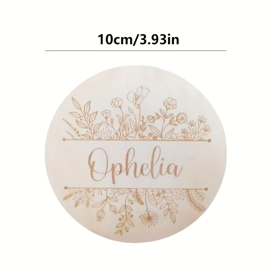 Personalized Floral Engraved N - Halloween Party Supplies ulasan dan harga