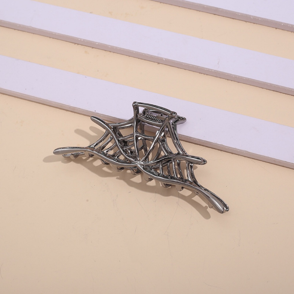 New Spider Web Metal Hair Crab - Spider Web Halloween Decoration ulasan dan harga