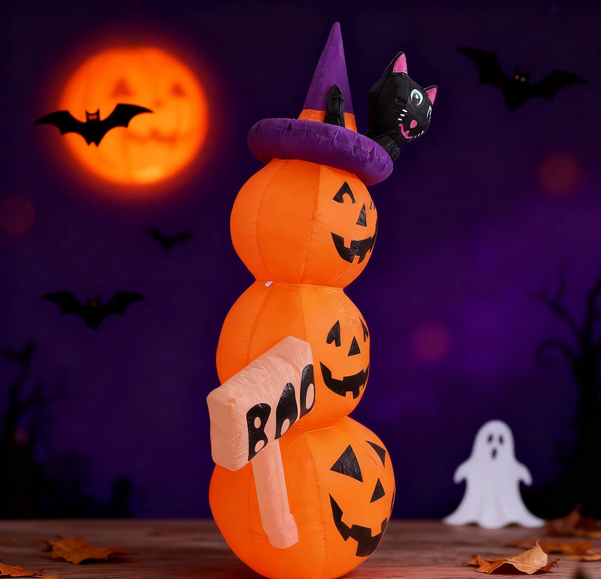 5.2ft / 1.6m Halloween Inflata - Halloween Pumpkin Decor Led ulasan dan harga