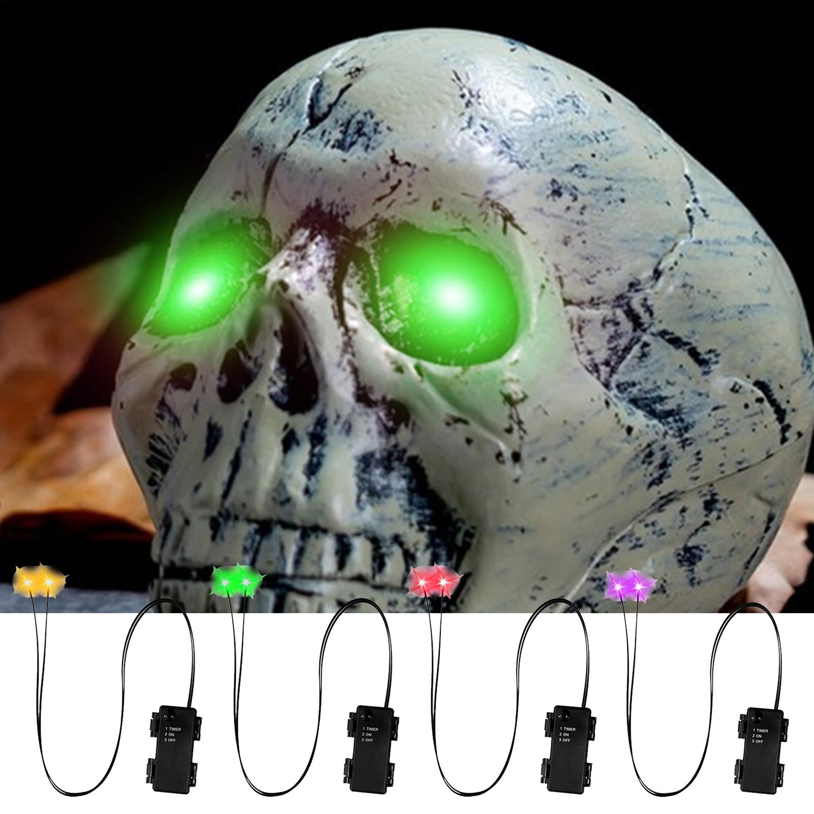 1PC Glowing Eyes Halloween Lig - Halloween Pumpkin Decor Led ulasan dan harga