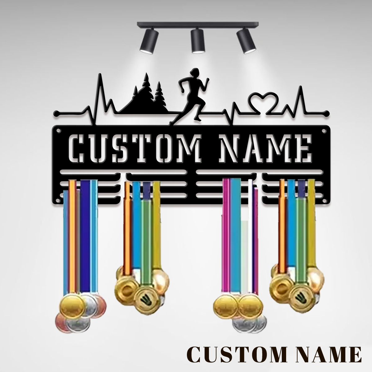 Custom Marathon Sports Metal M - Halloween Party Supplies ulasan dan harga