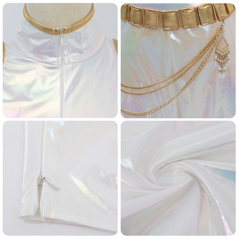 Cosplay Costume PU Leather Whi - Halloween Costume Kids ulasan dan harga
