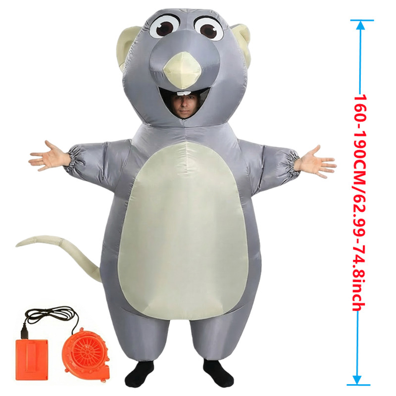 Cartoon Mouse Inflatable Costu - Halloween Costume Adult ulasan dan harga