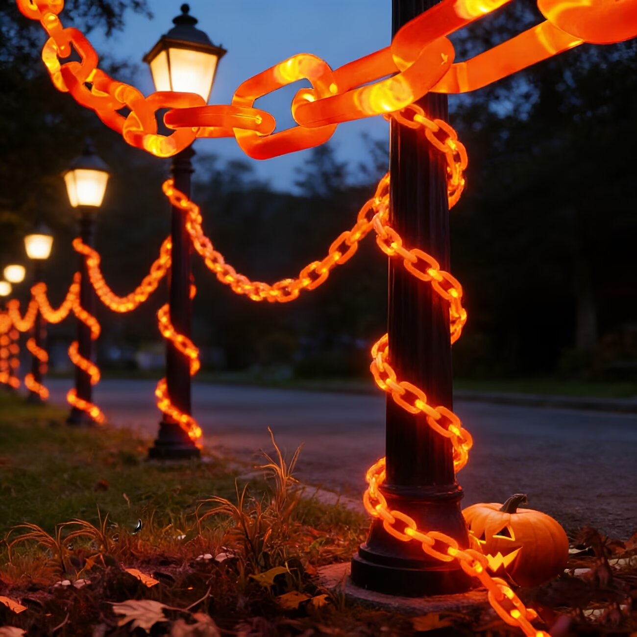 78.74in Halloween Outdoor Sola - Halloween Led String Lights Orange ulasan dan harga