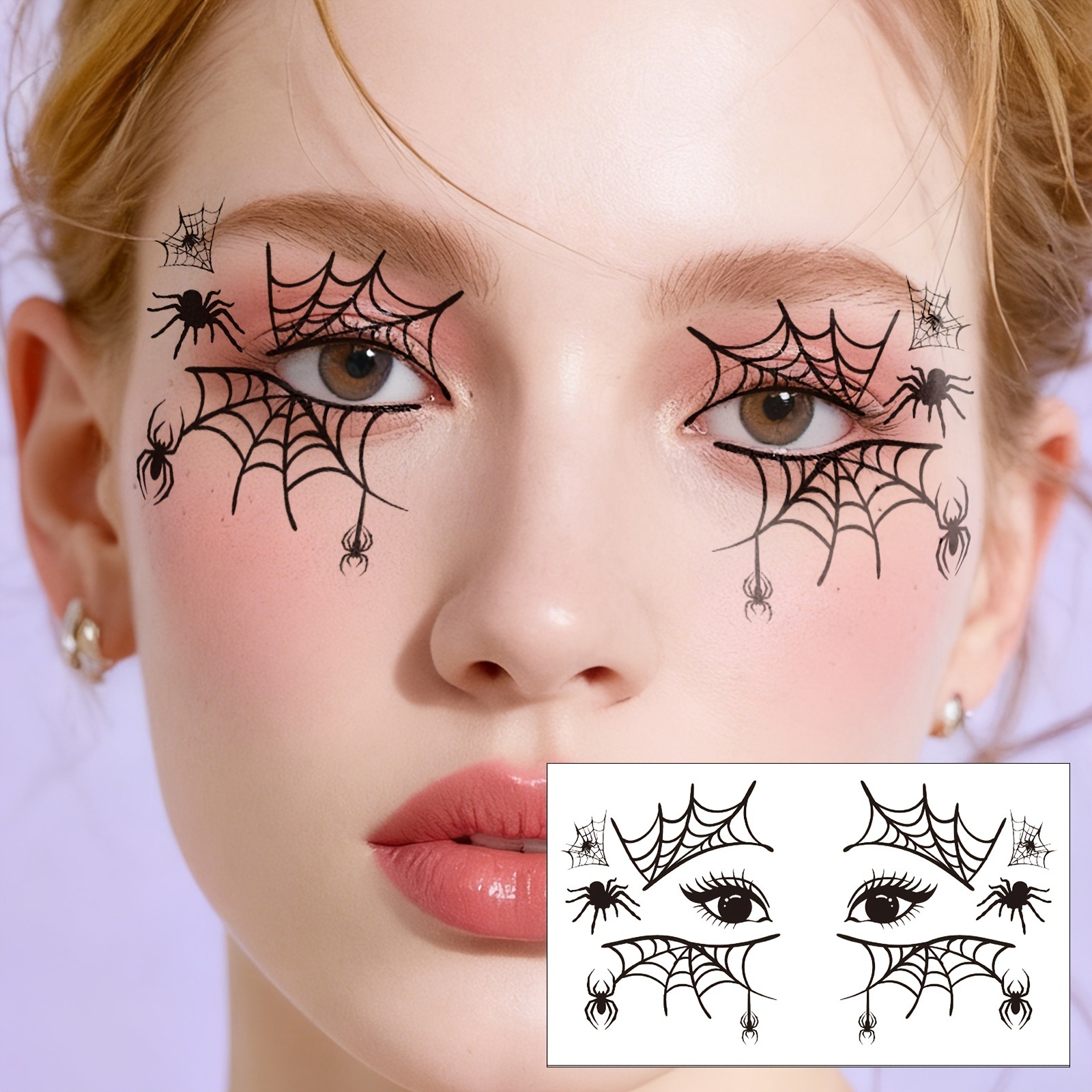 10 pieces of Halloween spider/ - Spider Web Halloween Decoration ulasan dan harga