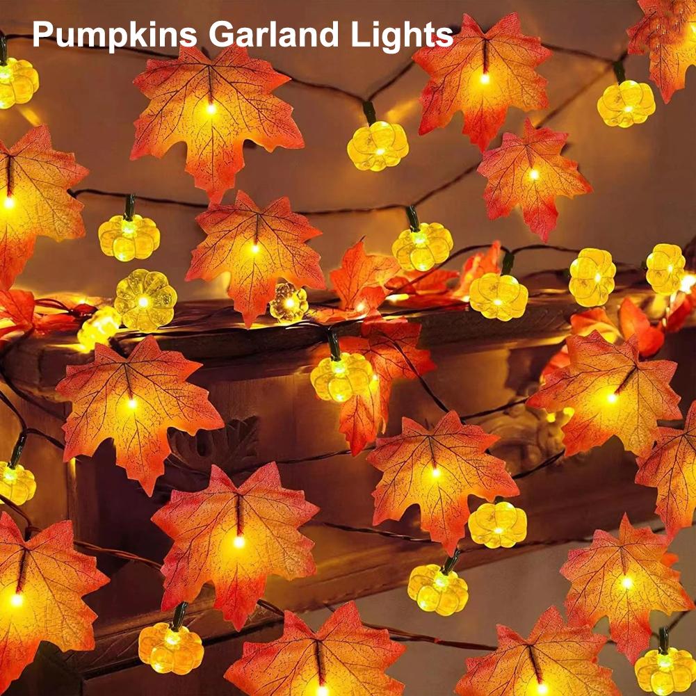 10 Leds Halloween Pumpkin Stri - Halloween Pumpkin Decor Led ulasan dan harga