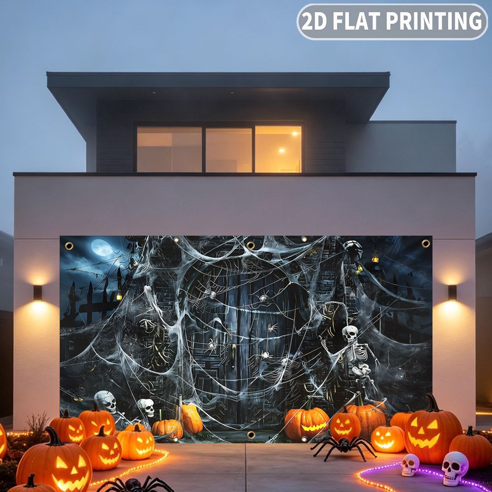 1pc 2D FLAT Halloween Party Ga - Halloween Skeleton Decoration ulasan dan harga